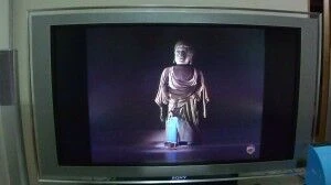 テレビが映りました。